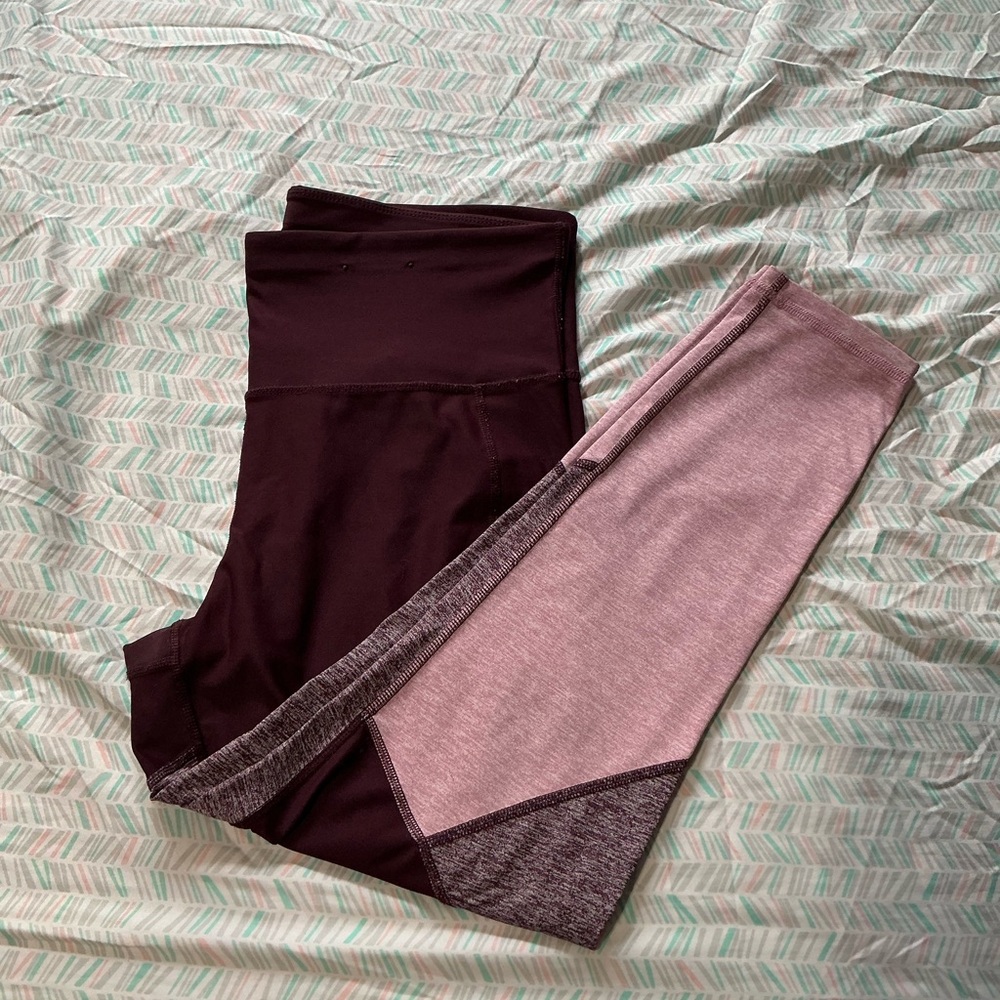 Xersion Maroon Leggings